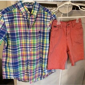 VGUC Polo top and bottom outfit size 14